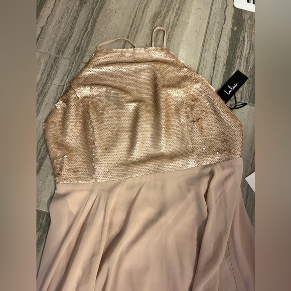 Rose gold - blush gown with sequins - Picture 2 of 4